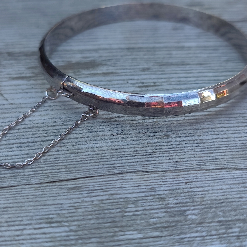 Vintage 925 HAN Silver Bangle